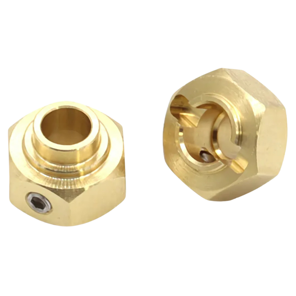Vanquish Incision F10 Portal 12mm Brass Wheel Hex Hub Set IRC00293