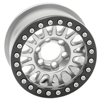 Vanquish KMC 1.9 KM445 Impact Clear Anodized Beadlock Wheels (2) VPS07802