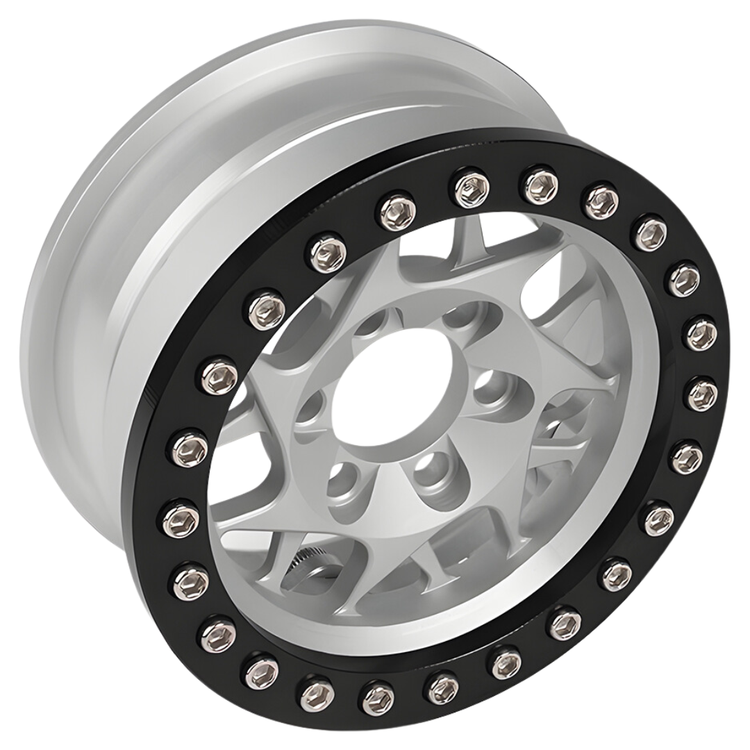 Vanquish KMC 1.9 XD127 Bully, Clear Anodized Beadlock Wheels VPS07711 ...