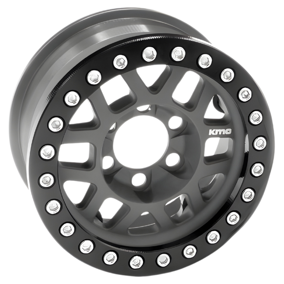Vanquish KMC 1.9 XD229 Machete V2 Grey Anodized Beadlock Wheels VPS07742