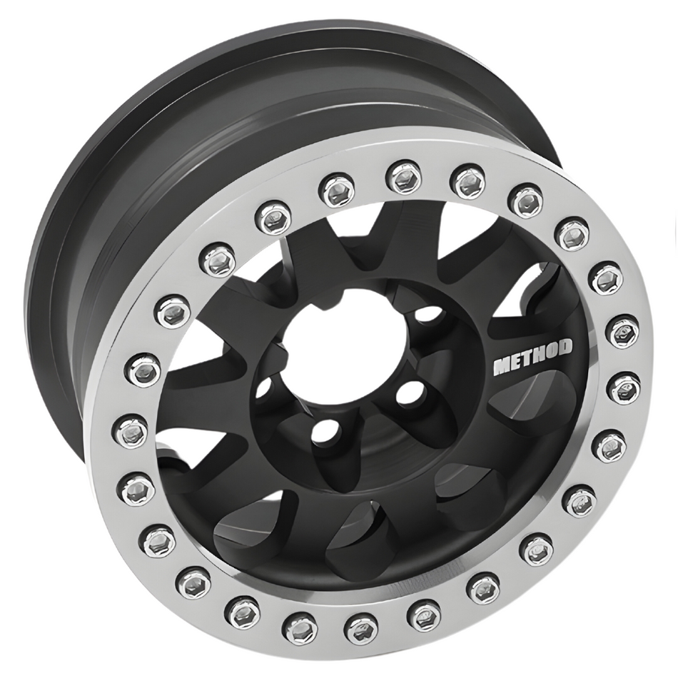 Vanquish Method 101 Beadlock 1.9 Crawler Wheels 12mm Black Anodized V2 VPS07756