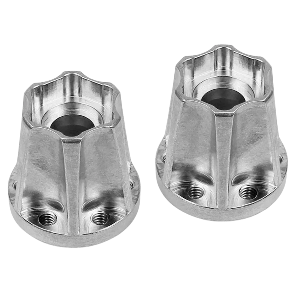 Vanquish SLW 850 Offset 12mm Hex Wheel Hubs Silver VPS01627
