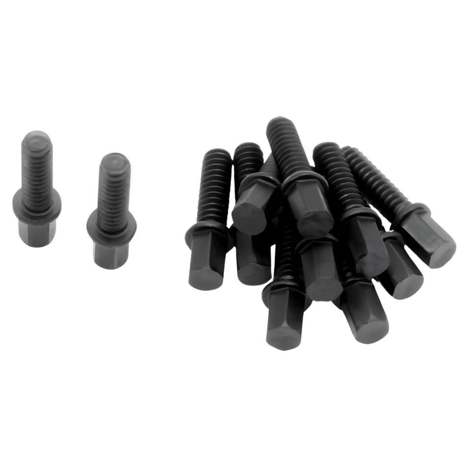 Vanquish SLW Hub Stainless Steel 4-40 Screw Kit (Long) Scale Style Black VPS01705