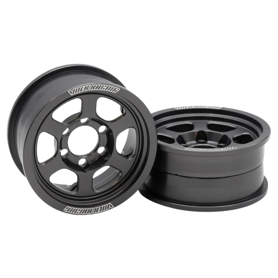Vanquish Volk Racing TE37XT 1.9 Aluminium Crawler Beadlock Wheels Grey VPS08522