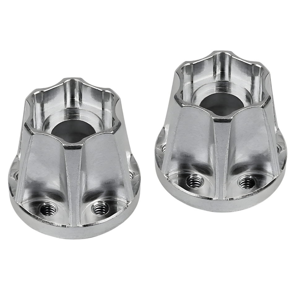 Vanquish Products SLW 725 12mm Beadlock Hex Hub Set Silver VPS01041