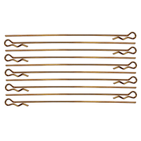 Venom 1/10 Long Body Clip Orange Anodised 95mm 1.2mm Wire (10pcs) VEN-2070OR