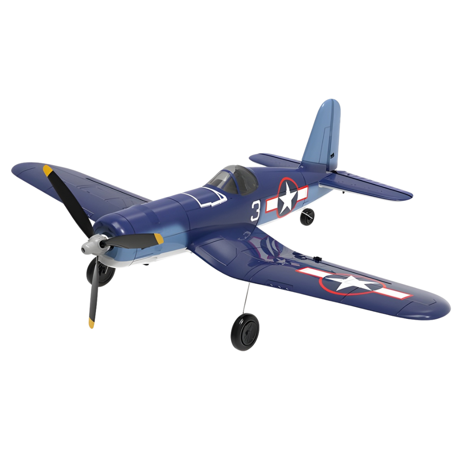 Volantex Corsair F4U 400mm RTF RC Plane Gyro 2 Batteries FX-76108RB-2B