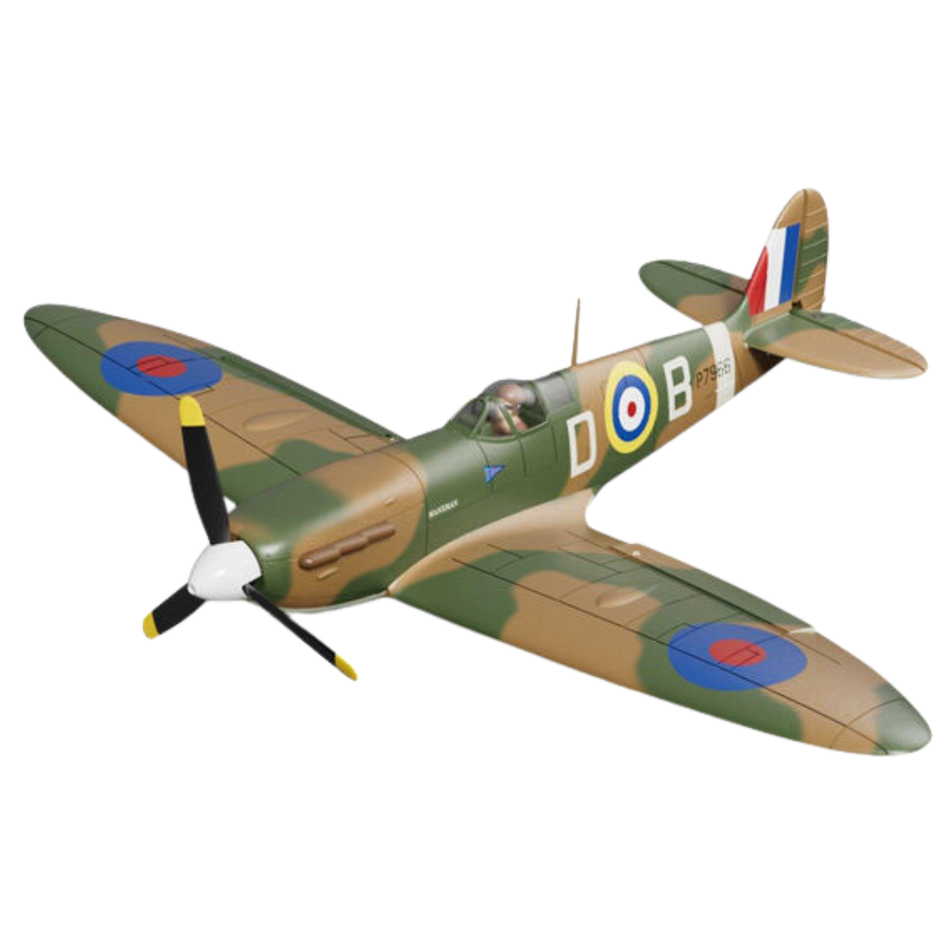 Volantex Spitfire BLS 500mm RTF Gyro RC Plane 2 Battery FX-76805GR-2B