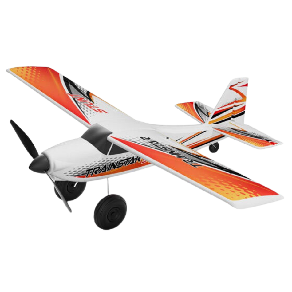 Volantex Trainstar BLS 500mm RTF Gyro Plane Red 2 Batteries FX-76804RR-2B
