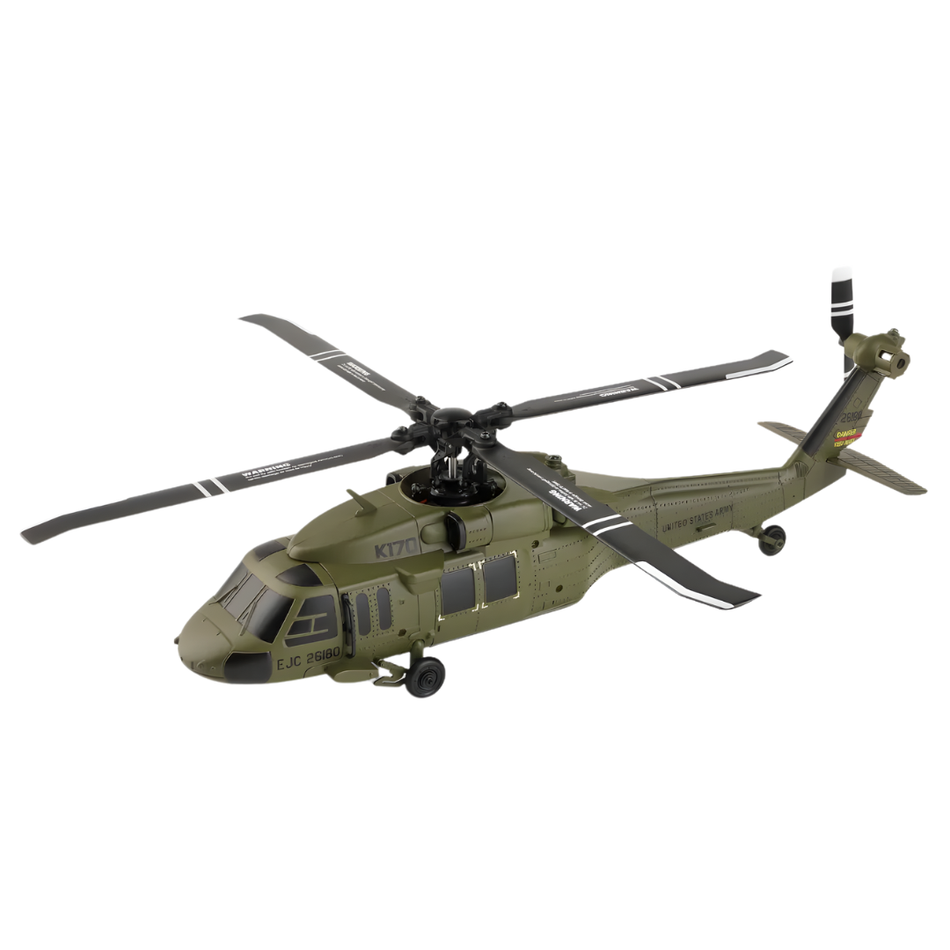 WL Toys Black Hawk UH-60L 4CH 4-Blade No Aileron Helicopter WLK170