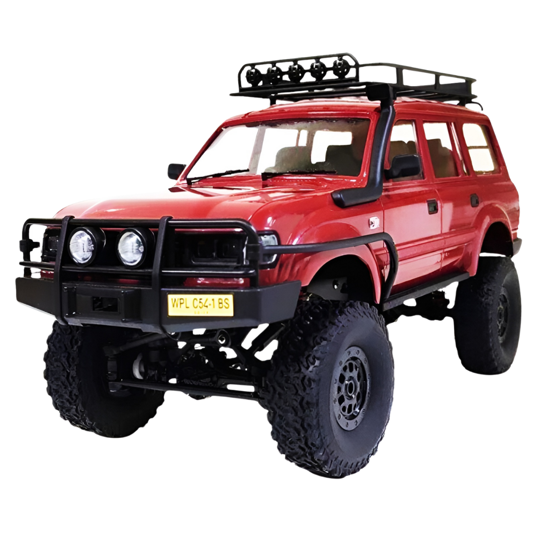 WPL Toyota Landcruiser 80 Series 1/16 4WD RC Rock Crawler RTR (Red) C5 ...