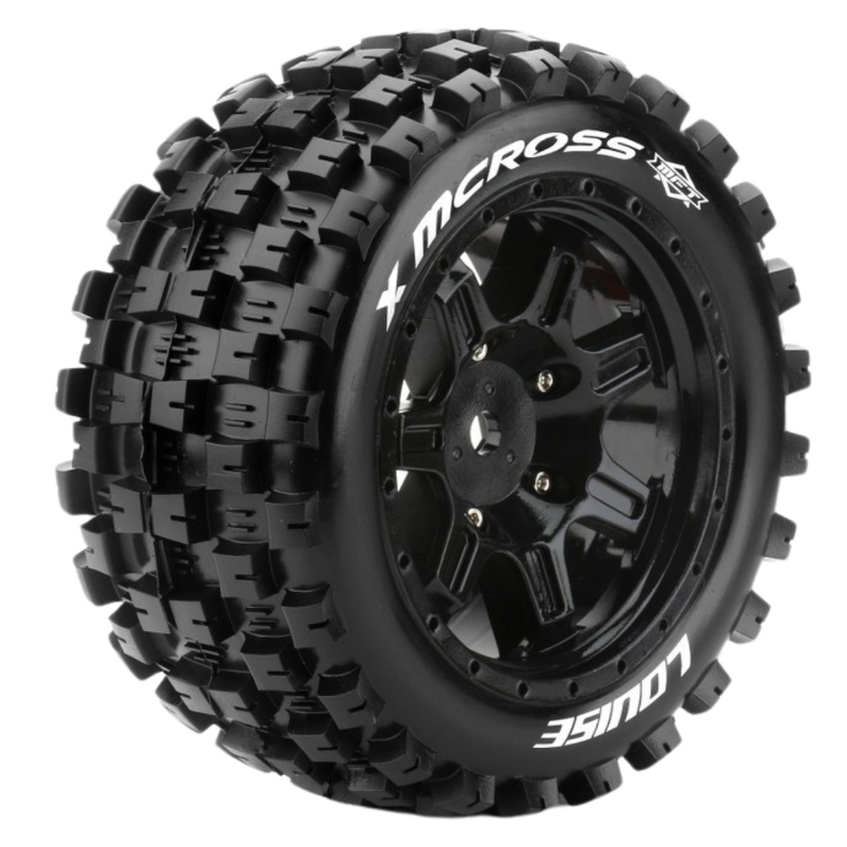 X-MCROSS Rim & Tyre X-MAXX 24mm hex LT3352B