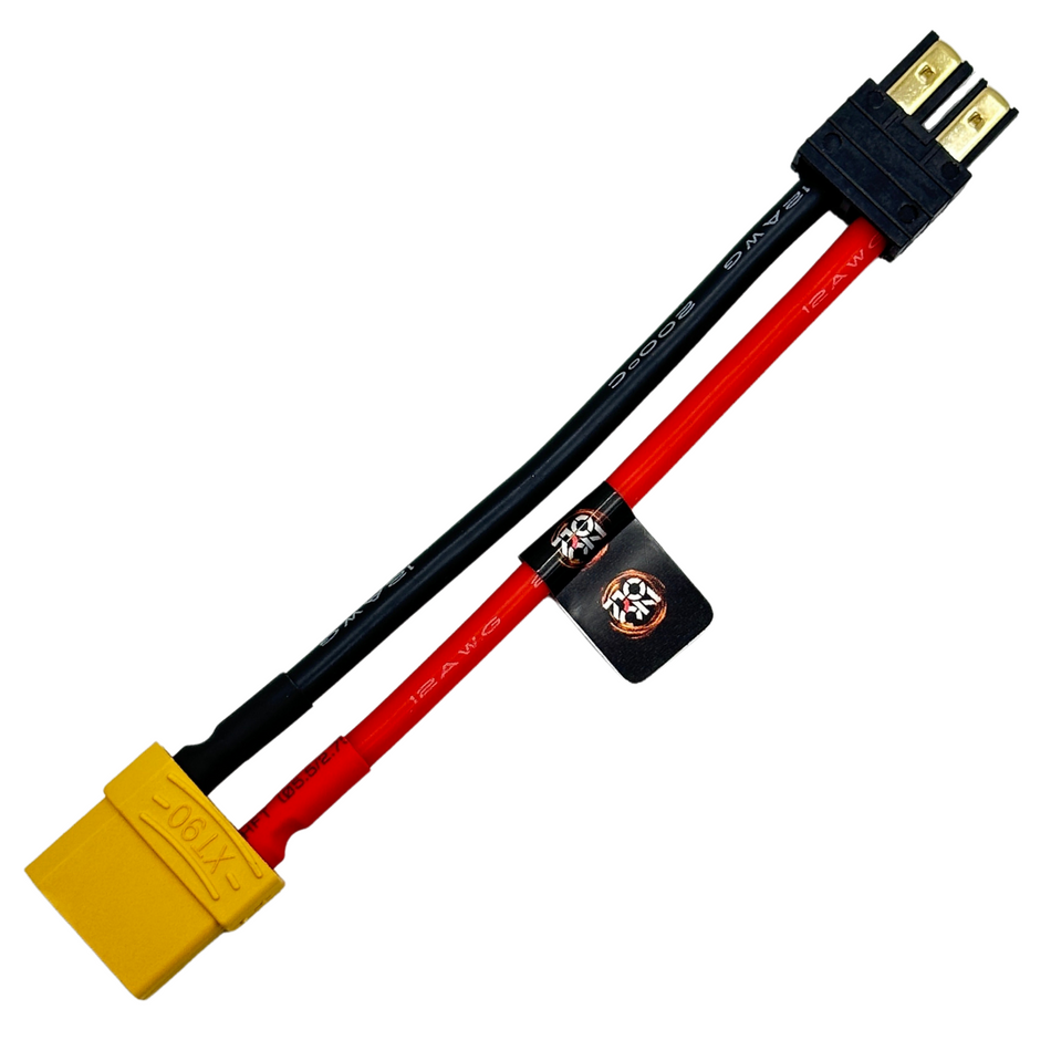 XT90 Female to Traxxas TRX Male Adapter Cable Lead 10cm