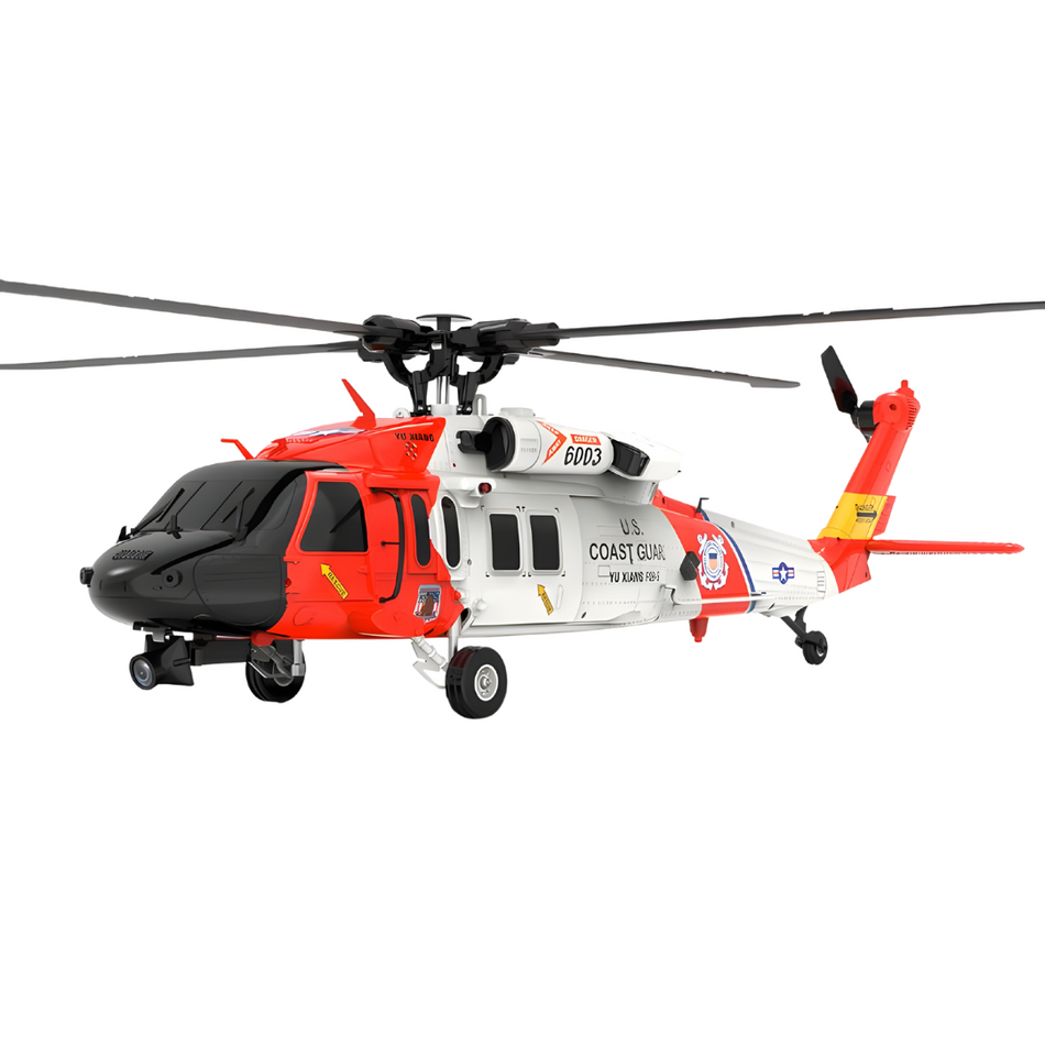 YX RC UH-60 Coast Guard 425mm GPS Stabilized RTF RC Helicopter F09S