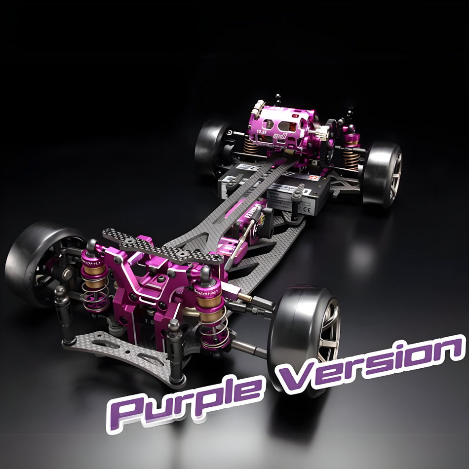 Yokomo Limited Edition Master Drift 2.0 1/10 Electric RWD Drift Car Kit (Purple) MDR-020P