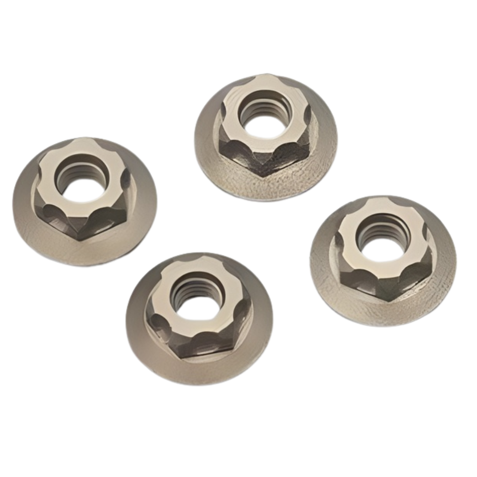Yokomo M4 Serrated Flange Nut 11mm Thin Type RC Hardware Y-ZC-N4FLTA