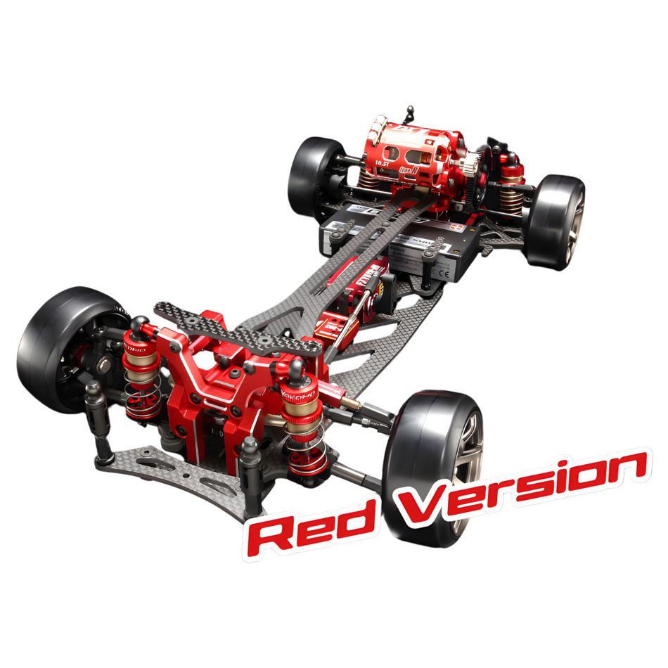 Yokomo Limited Edition Master Drift MD2.0 1/10 RWD Drift Car Kit (Red) MDR-020R