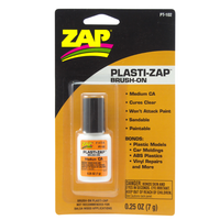 ZAP PT102 Plasti Zap CA Adhesive Brush On 1 4oz Plastic Glue PT-102