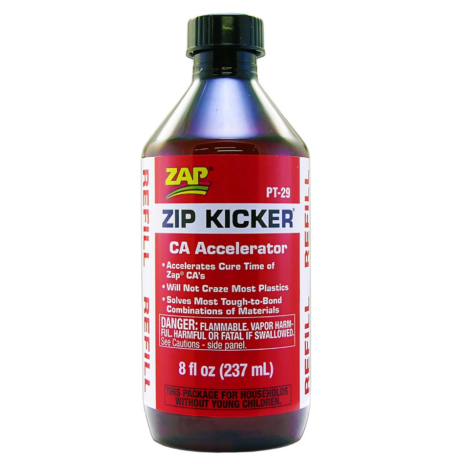 ZAP PT29 Zip Kicker CA Accelerator 8oz Refill Bottle PT-29