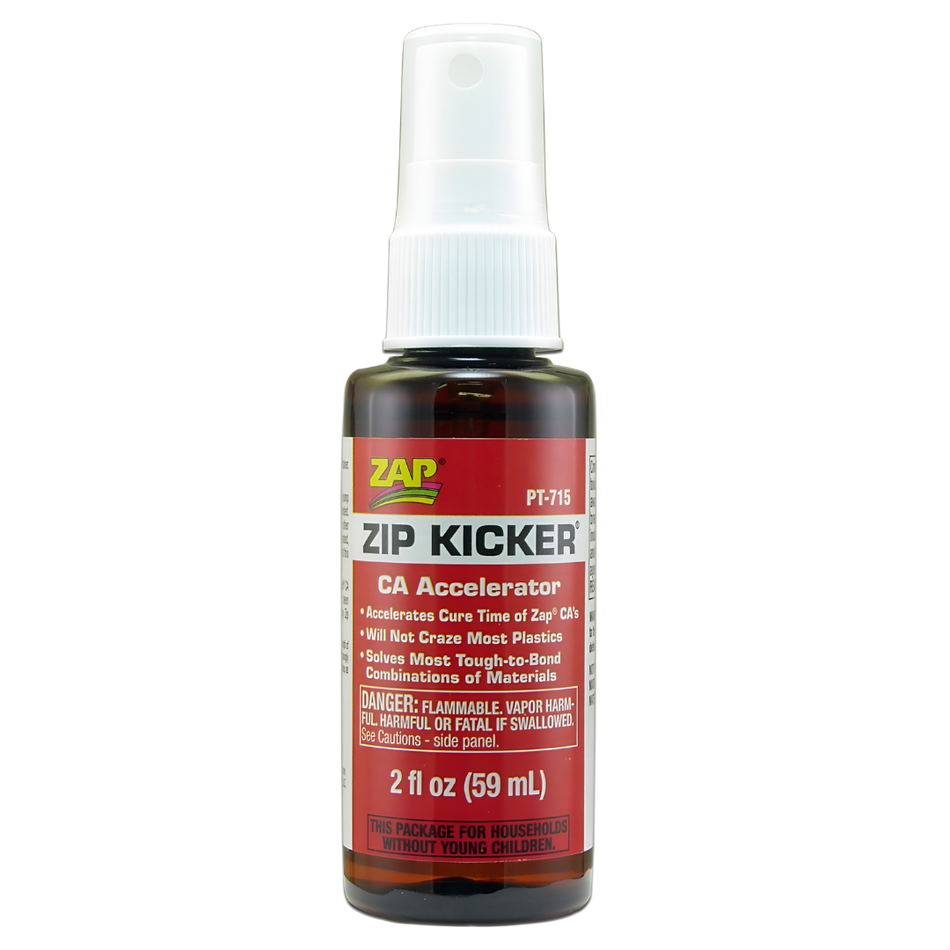 ZAP PT715 Zip Kicker CA Accelerator 2oz Spray Industrial Adhesive PT-715