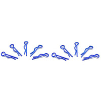 Arrowmax Small Body Clips 1/10 (Metallic Blue) 10pcs 103107