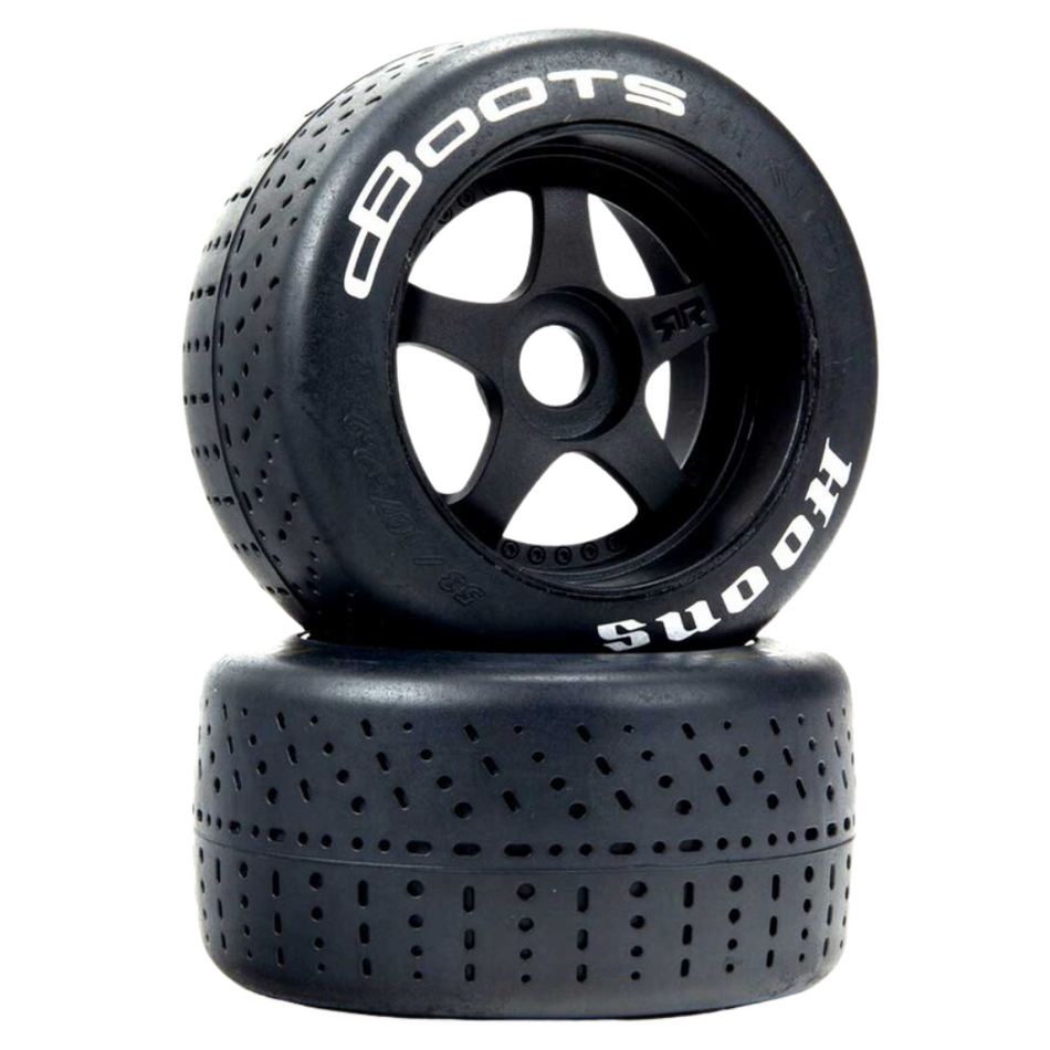 dBoots Hoons 53/107 2.9 Wheels & Belted Tyres White 17mm Hex 5-Spoke ARA550120