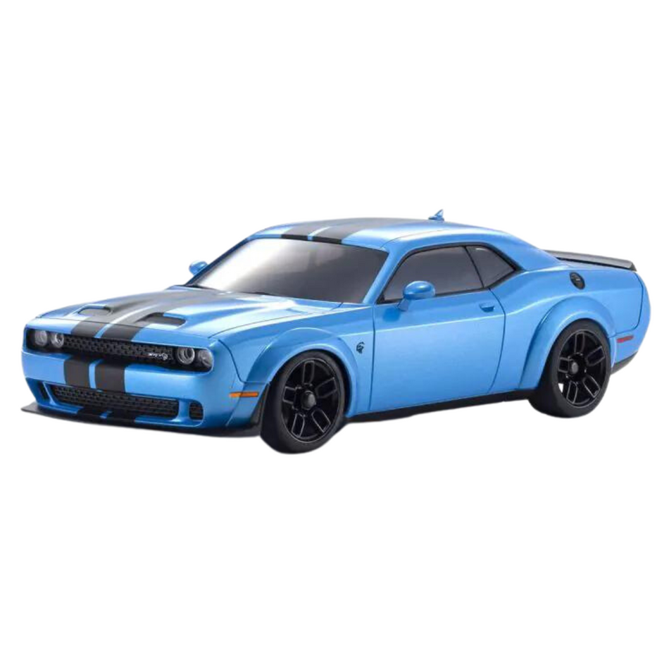 Kyosho Dodge Challenger SRT Hellcat Redeye Blue Mini-Z 1/24 RTR RC Car 32621BL