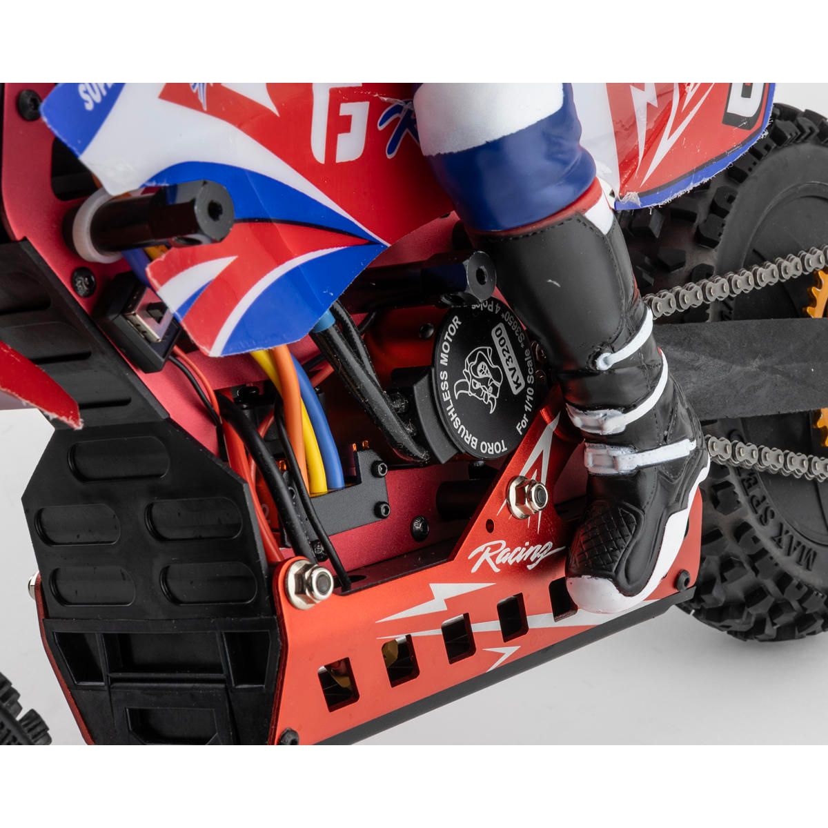 Sky RC Super Rider SR5 1/4 Brushless RC Dirt Bike RTR (Red) SK