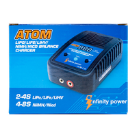 Infinity Power Atom LiPo LiFe LiHV 2-4S NiMH NiCd 4-8S Balance Charger IP-ATOM