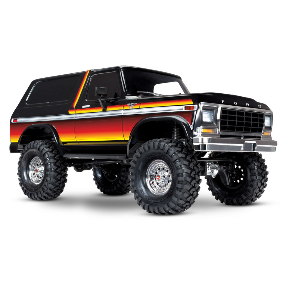 Traxxas TRX-4 1979 Ford Bronco RC Rock Crawler 1/10 Sunset Clipless 82246-4