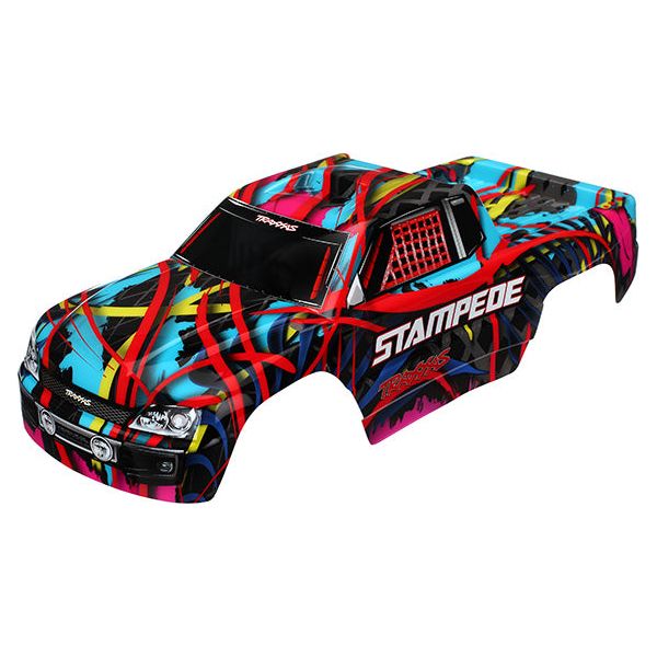 Traxxas Body, Stampede, Hawaiian Graphics (Painted, Decals Applied) 3649