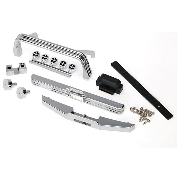 Traxxas BIGFOOT Chrome Bumper Body Accessories Kit 3662