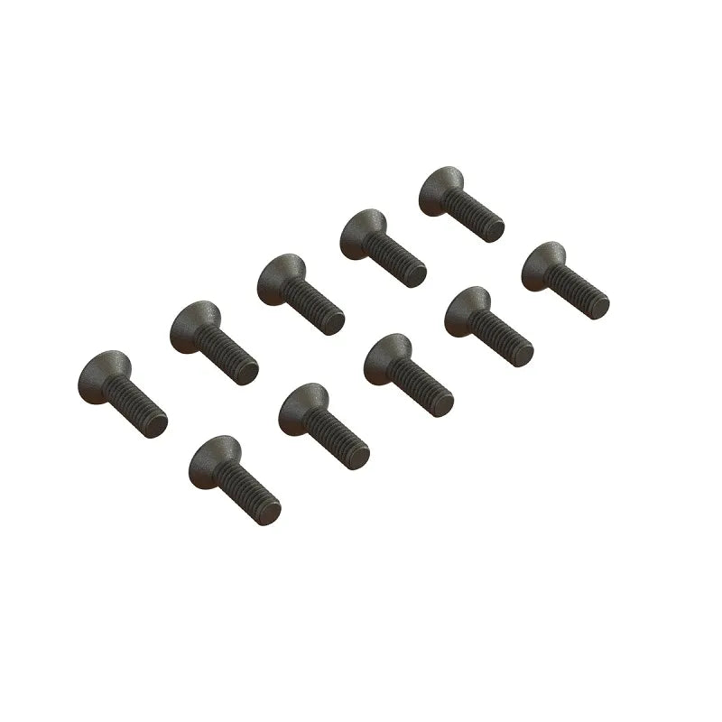 Arrma Flat Head Hex Machine Screw M2.5x8mm, 10pcs, 8S BLX, AR702005