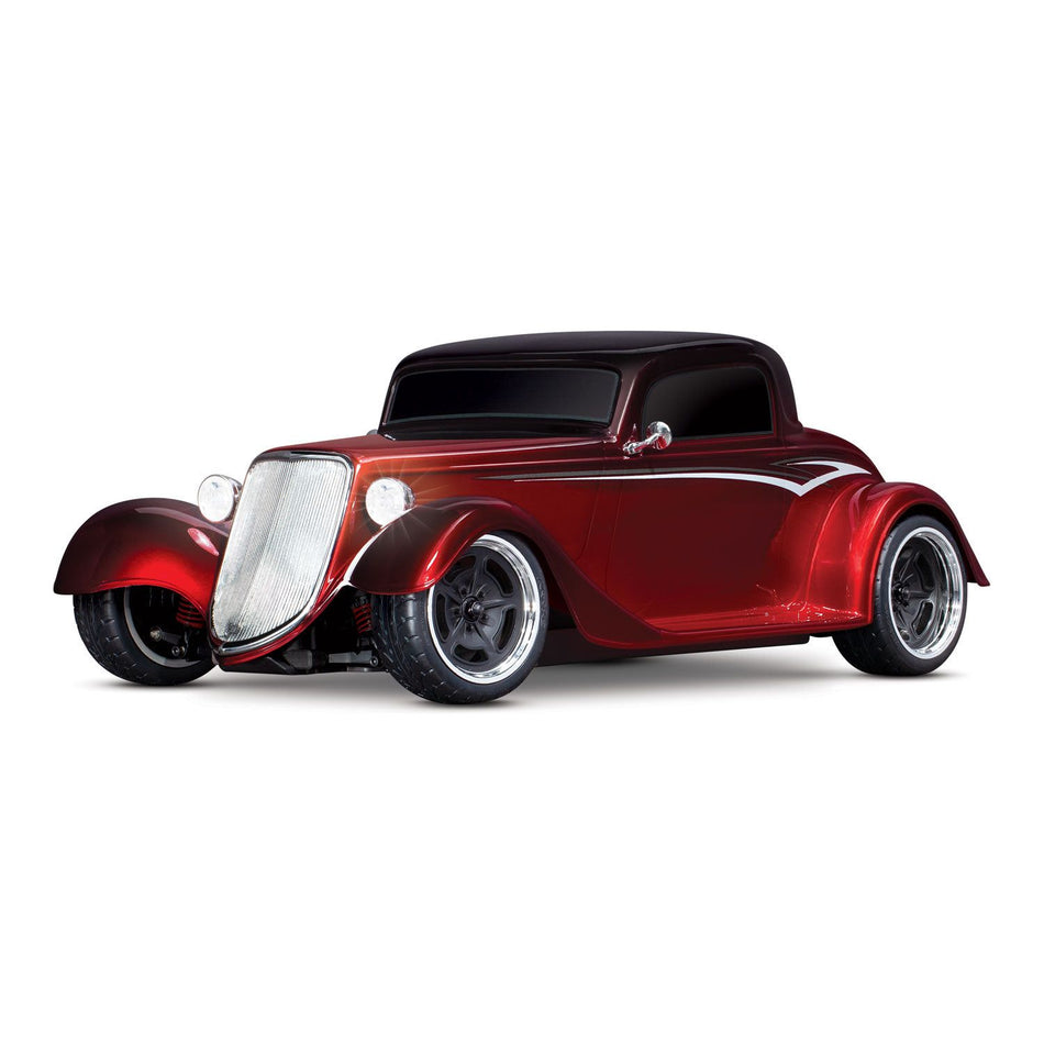 Traxxas 1/10 Factory Five 1933 Hot Rod Coupe Electric RTR RC Car 93044-4 (Red)