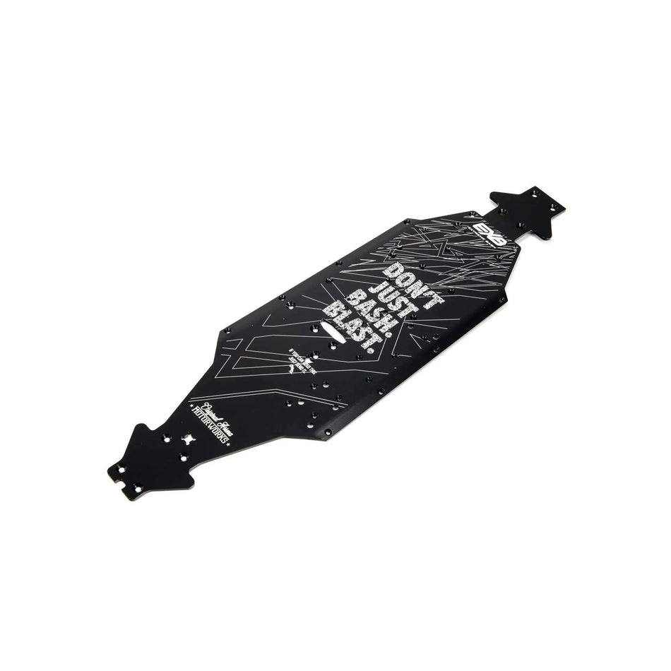 Arrma Aluminum Chassis CNC 7075 T6 XLWB, Black, Mojave EXB, AR320610