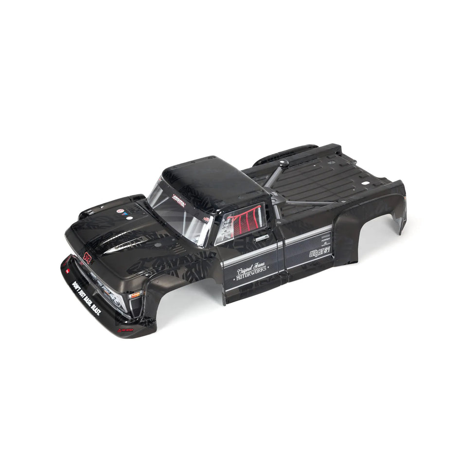 Arrma Outcast EXB 8S Painted Body Set, Black, AR409009
