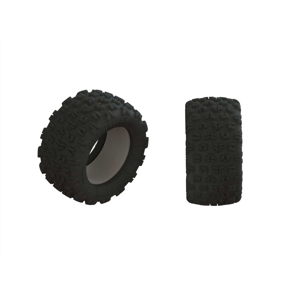 Arrma dBoots Copperhead2 MT Tyre and Inserts, 2pcs, Kraton 8S EXB, AR520059
