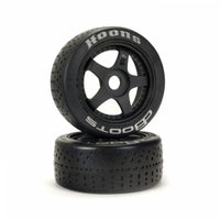 Arrma dBoots Hoons 42x100 2.9 Belted Tyres Silver 5 Spoke 17mm 2pcs AR550070