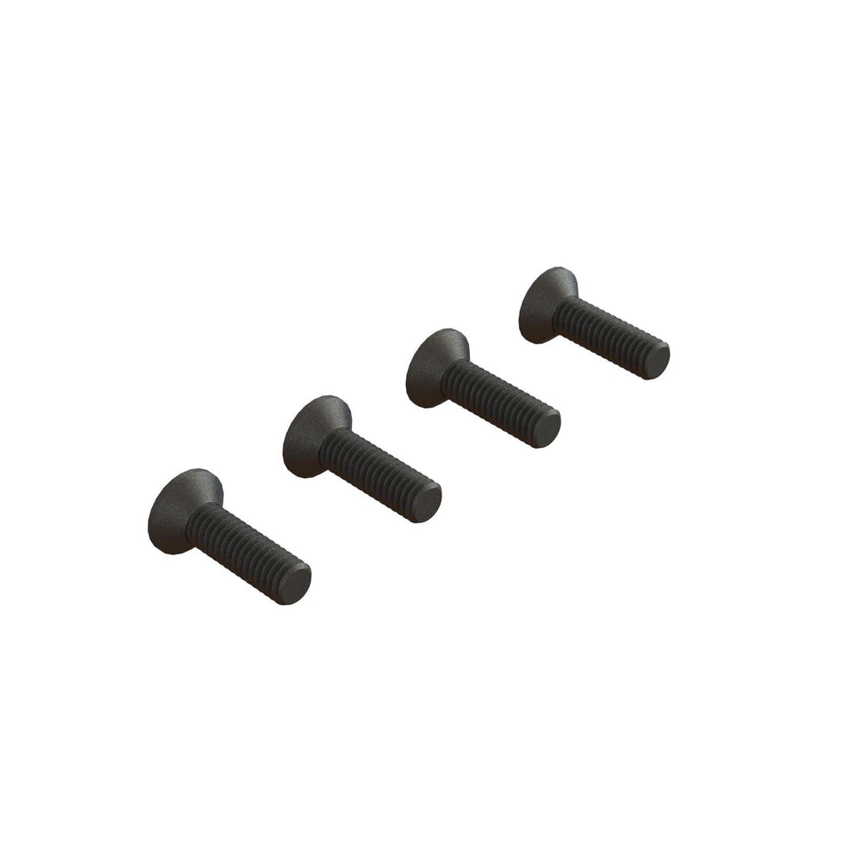 Arrma M4x14mm Flat Head Screw, 4pcs, AR722414