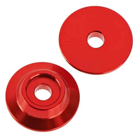 Arrma Wing Button, Aluminium, Red, 2 Pieces, AR320215