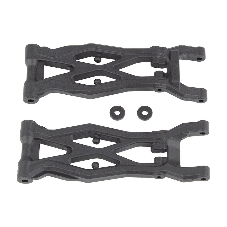 Team Associated RC10T6.2 FT Front Suspension Arms, Gull Wing, Carbon Fiber 71141