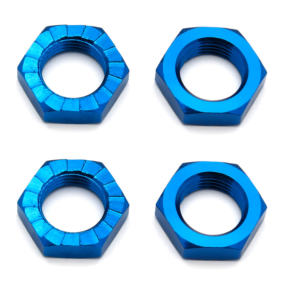 FT Wheel Nuts, 17 mm, blue aluminum