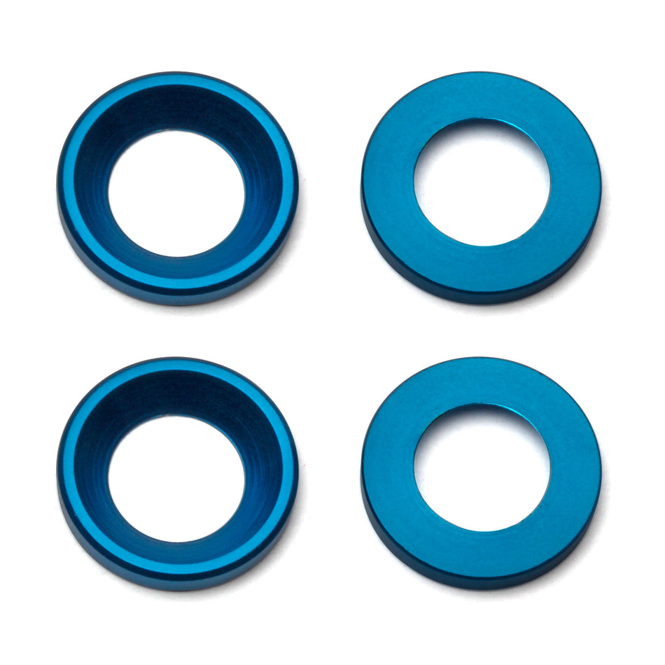 Team Associated RC8B3 Engine Mount Washers (Blue) 4pc 81114