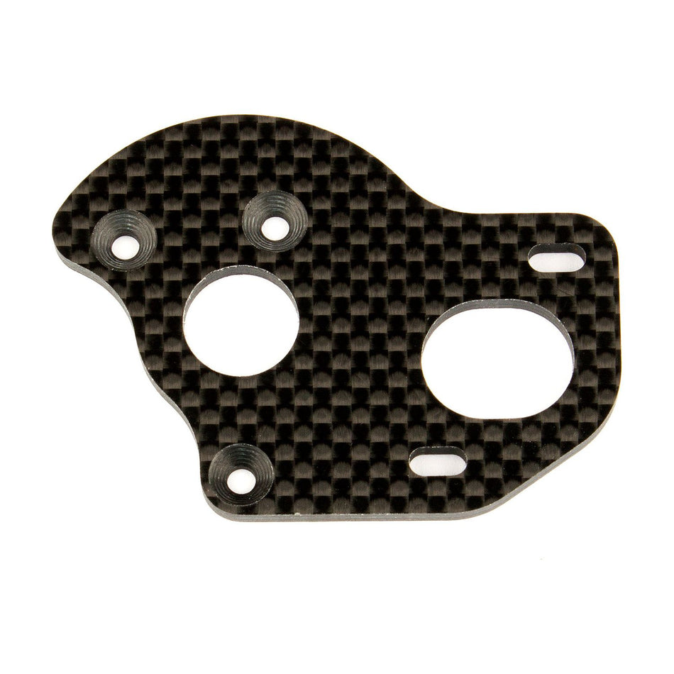 FT Laydown/Layback Motor Plate, carbon fiber