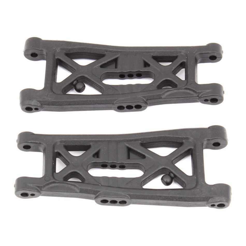 Team Associated RC10B6 FT Front Suspension Arms, Gull Wing, Carbon 91872
