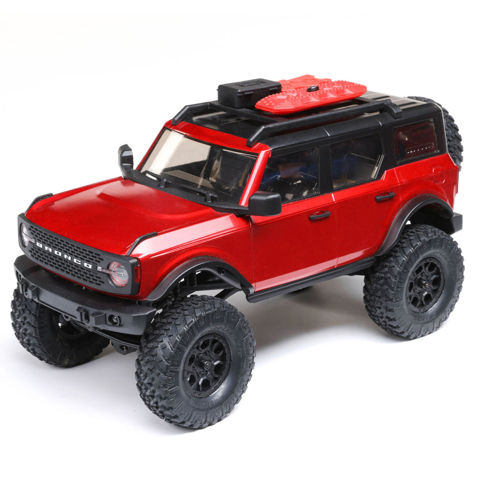 Axial SCX24 2021 Ford Bronco 4x4 RTR RC Rock Crawler Truck, Red AXI00006T1