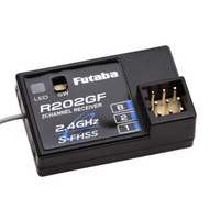 FUTABA R202GF 2.4G S-FHSS 2-Channel Surface Receiver FUTR202GF