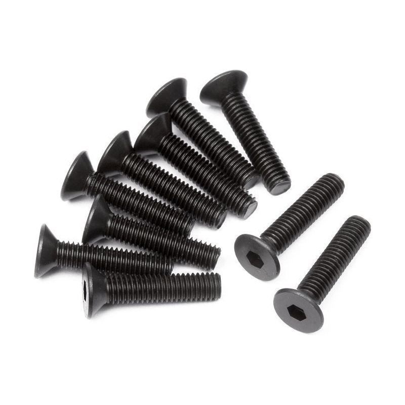 HPI 100556 Flat Head Screw M3x14mm (Hex Socket/10pcs)