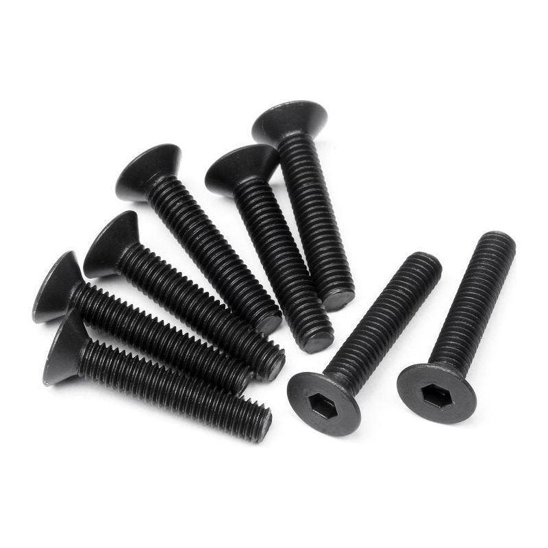 HPI 100557 Flat Head Screw M3X16mm (Hex Socket/8Pcs)