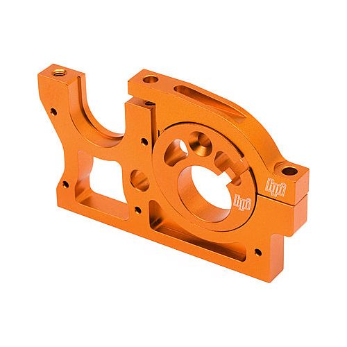 HPI 100885 ALUMINIUM MOTOR MOUNT SET (ORANGE)